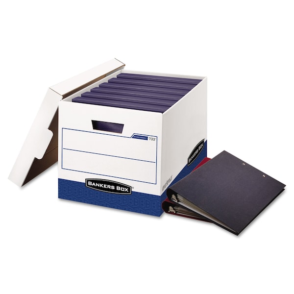 White Storage File Box, Pk12